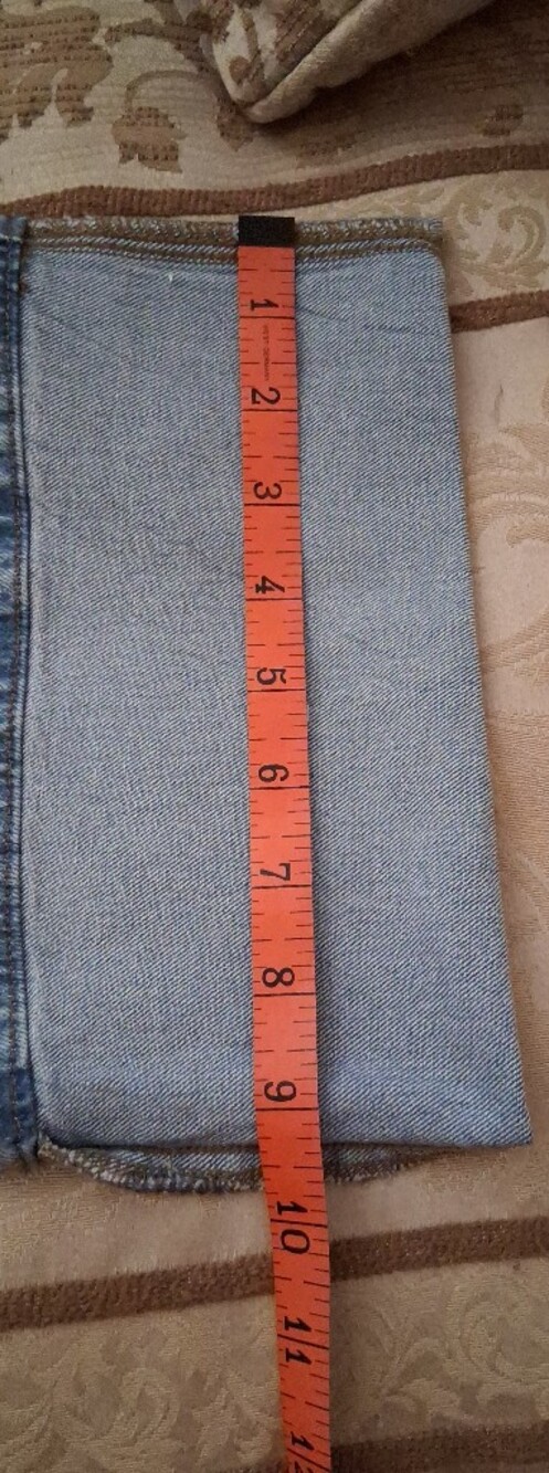 Zenana Outfitters Light Wash Denim High Rise Cuffed Wide Leg Jean Sz 30 NWT - Picture 9 of 11